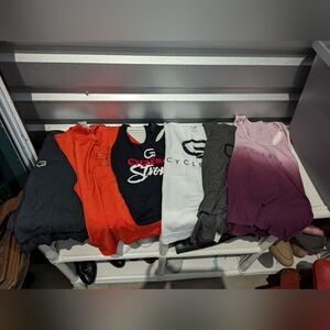 CycleBar Tank Top Bundle - 6 tanks, size Small